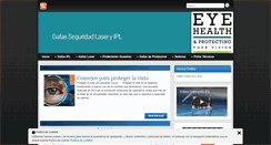 Desktop Screenshot of gafasproteccionlaser.com